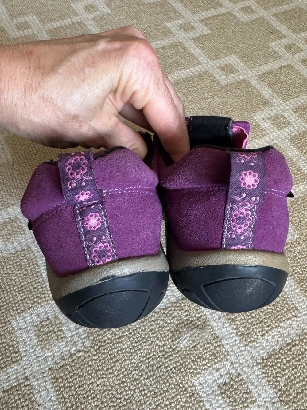 Merrell Kids Jungle Moc Frosty Waterproof Slip On Shoes Wineberry Girls 3.5